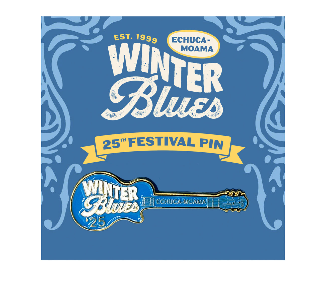 Winter Blues 2025 Enamel Pin