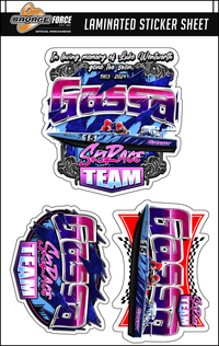 Thumbnail for Gassa Ski Race Team Sticker Sheet