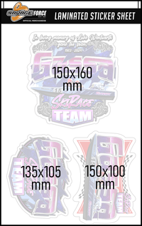 Thumbnail for Gassa Ski Race Team Sticker Sheet