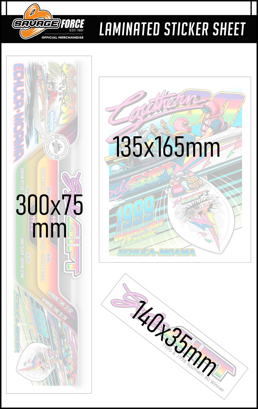 Gods Gift Southern 80 Sticker Sheet