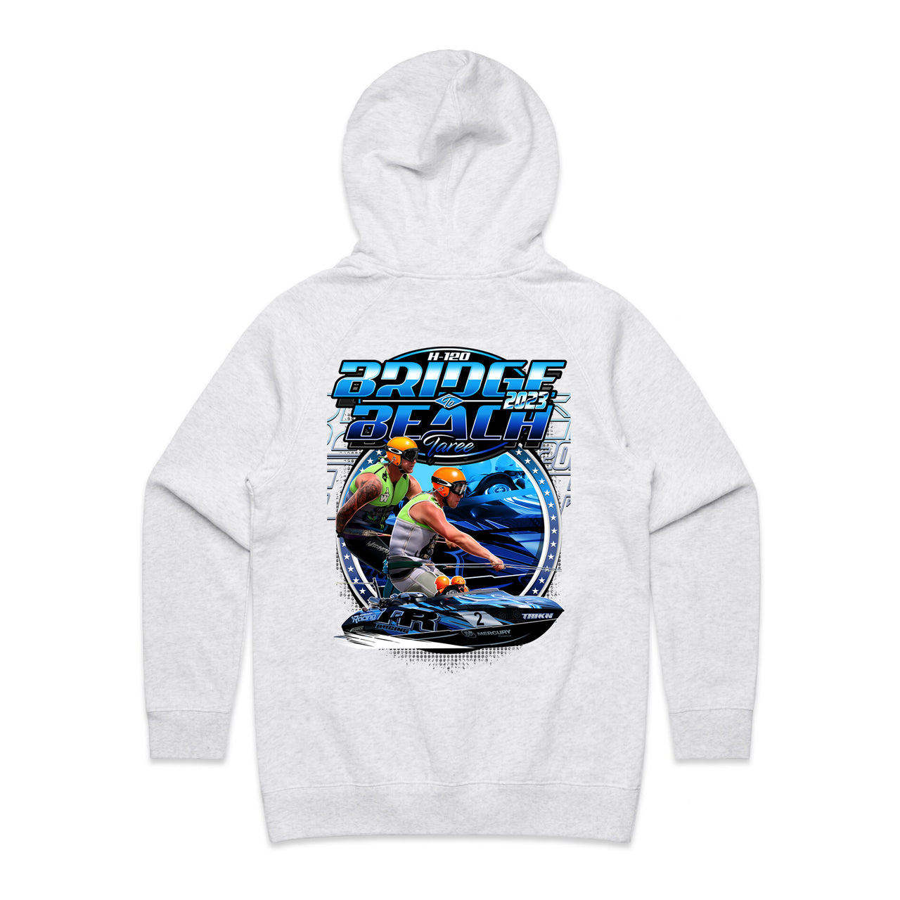 H120 Bridge to Beach 2023 Event Ladies Hoodie