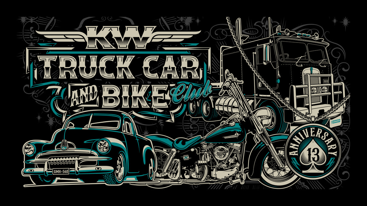 KW Truck, Bike & Car Club Bar Runner