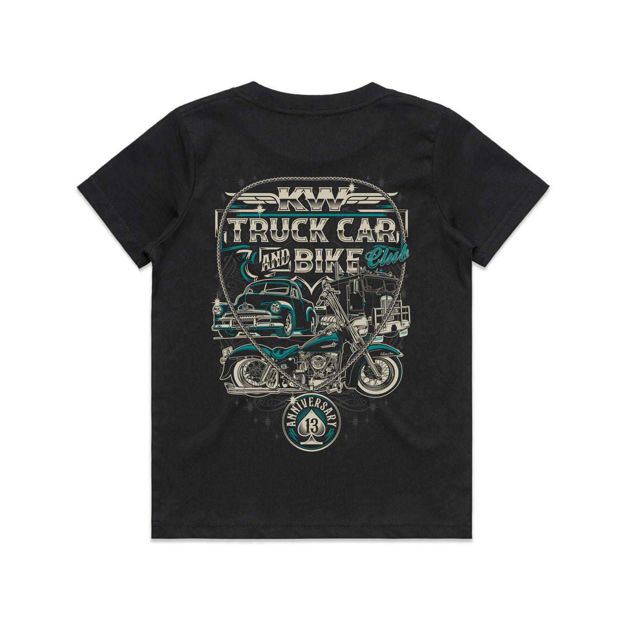 KW Truck, Bike & Car Club Kid's Tee