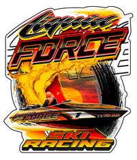 Thumbnail for Liquid Force Ski Racing Single Sticker