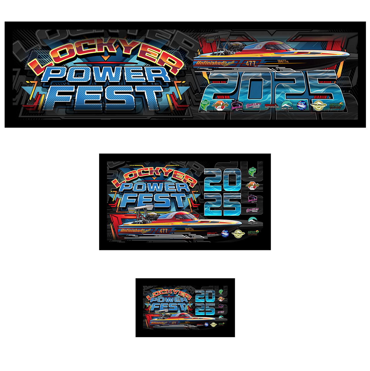Lockyer Power Fest 2025 Bar Runner