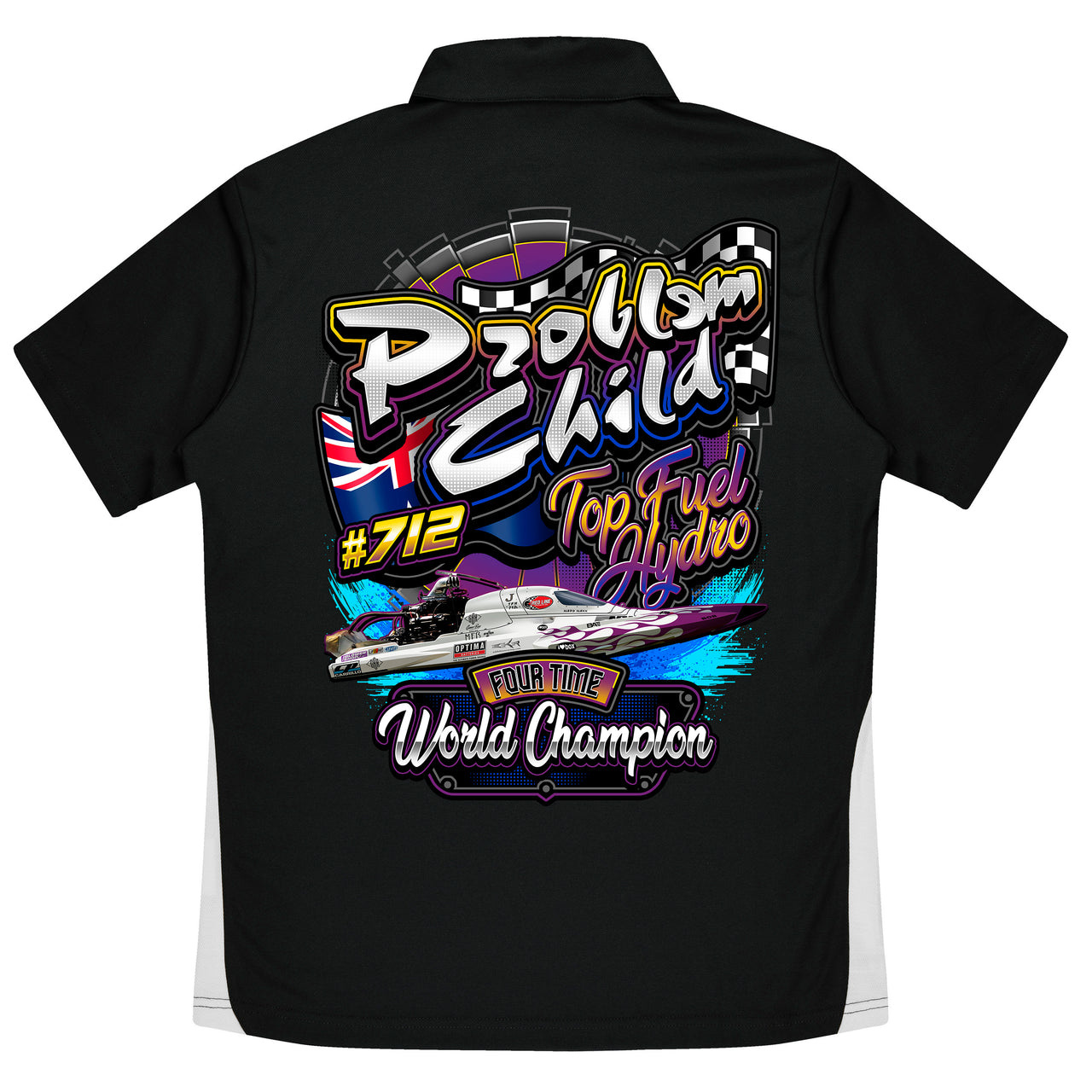 Problem Child Top Fuel Hydro Men's Polo