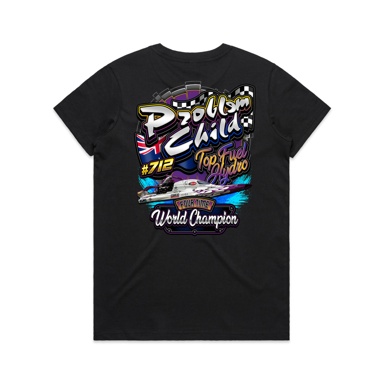 Problem Child Top Fuel Hydro Ladies Tee