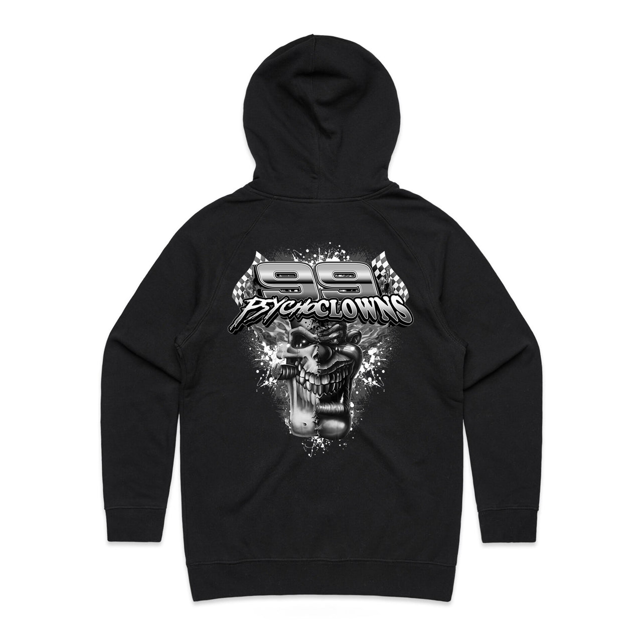 99 Psycho Clowns Black Print Men's Hoodie