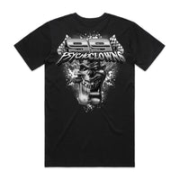 Thumbnail for 99 Psycho Clowns Black Print Men's Tee