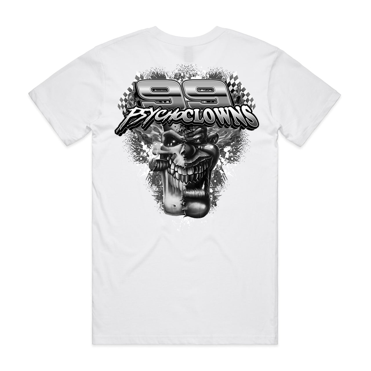 99 Psycho Clowns Black Print Men's Tee