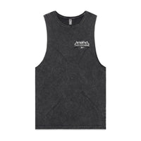 Thumbnail for 99 Psycho Clowns Black Print Stone Wash Men's Tank