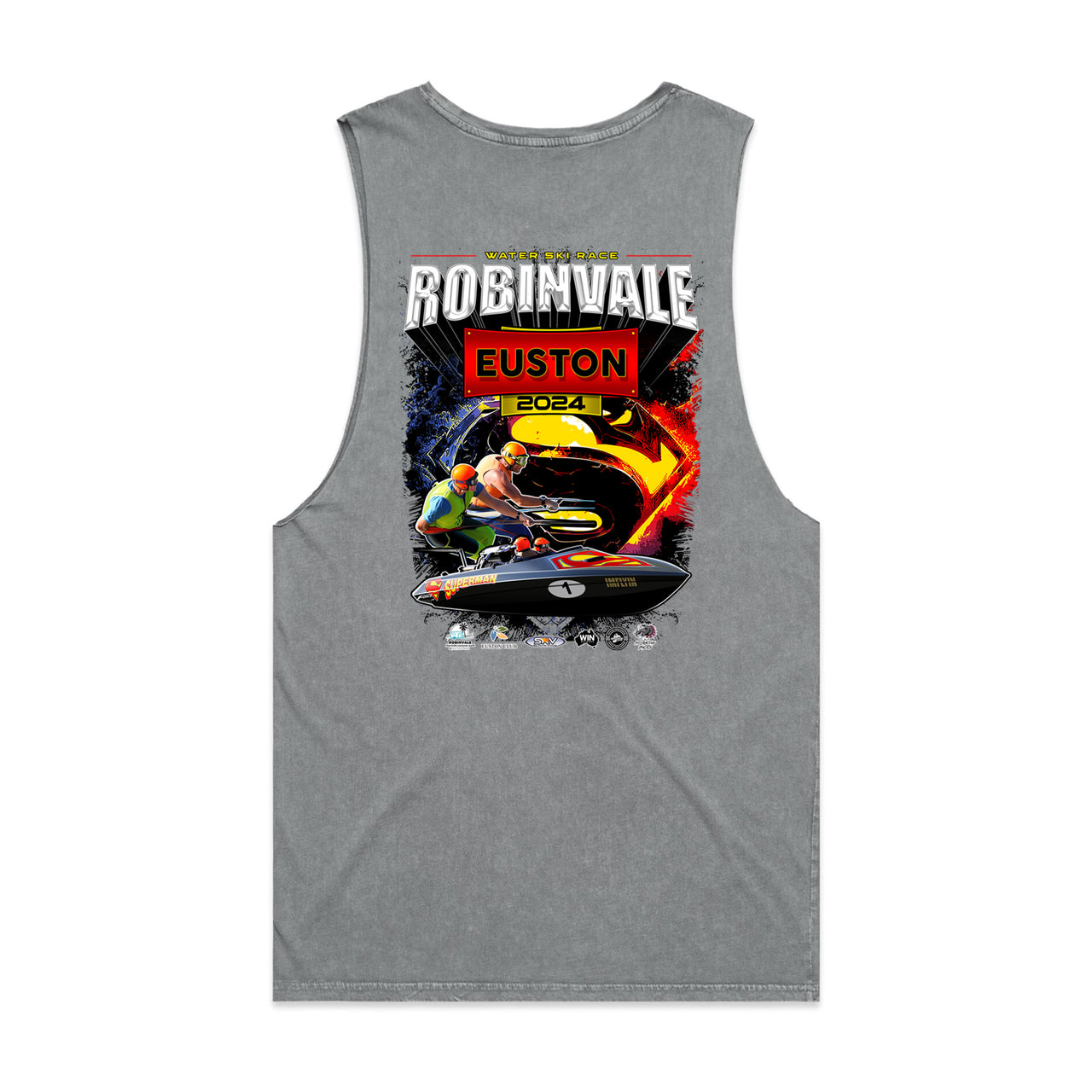 Robinvale 2024 Event Men's Stone Wash Tank