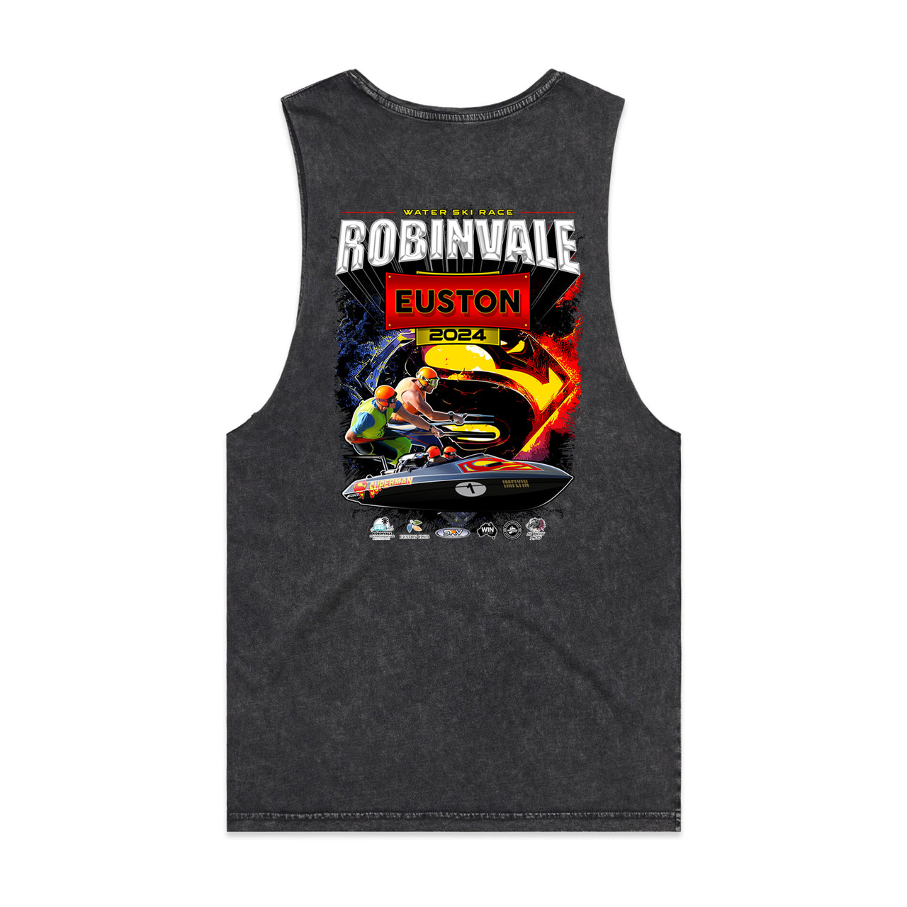 Robinvale 2024 Event Men's Stone Wash Tank