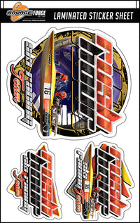 Thumbnail for Rush Hour Ski Racing Team Sticker Sheet