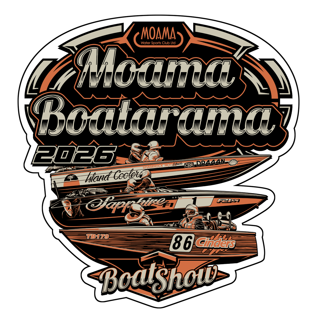 Moama Boatarama 2026 Single Sticker