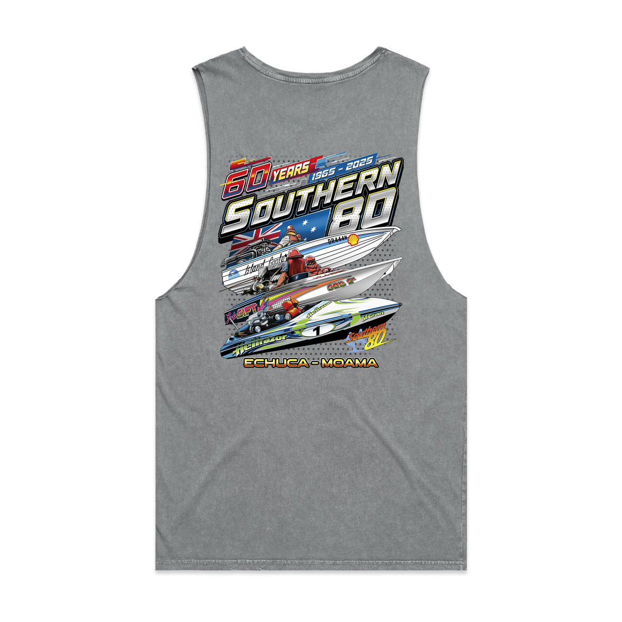 S80 2025 60th Anniversary Men's Stonewash Tank