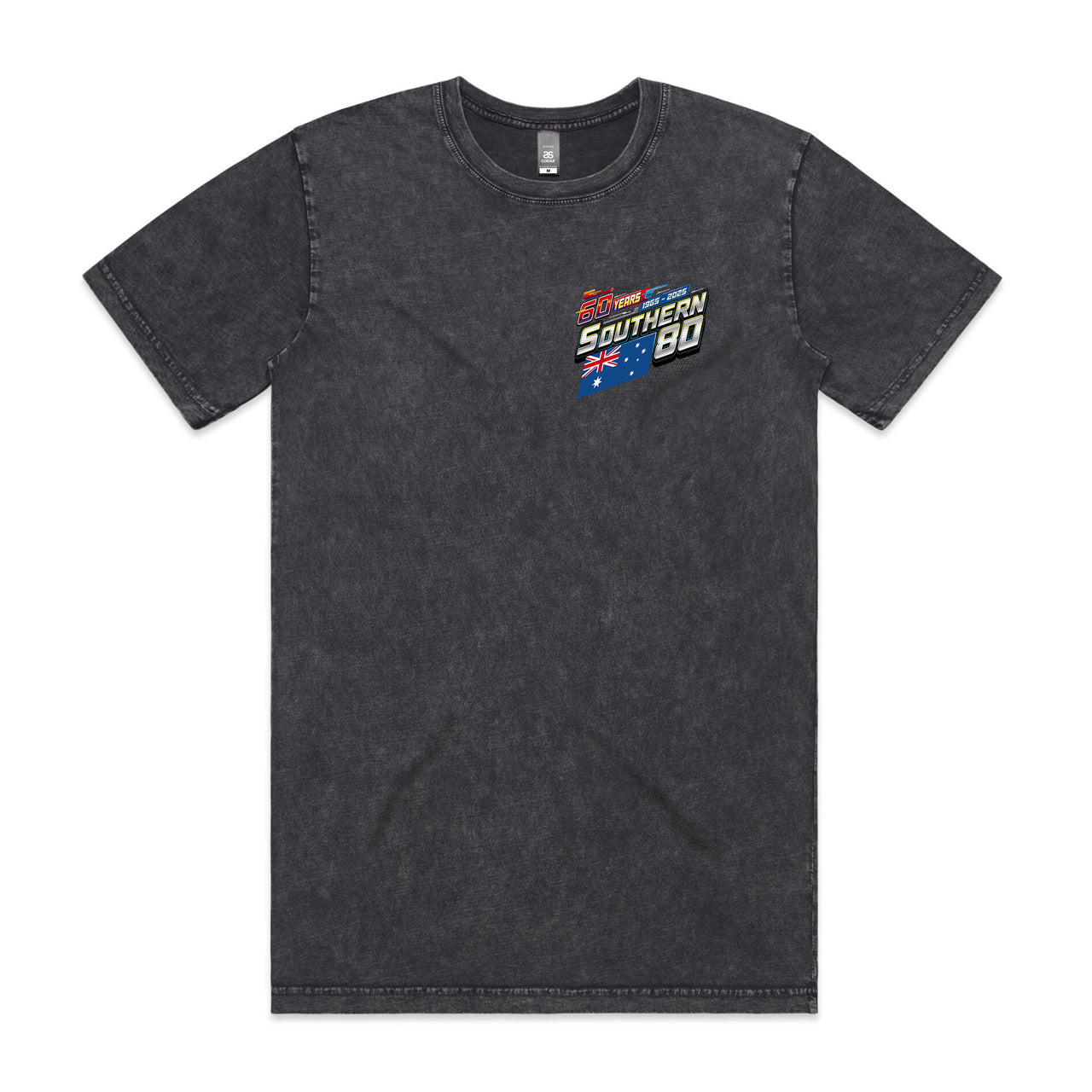 S80 2025 60th Anniversary Men's Stone Wash Tee