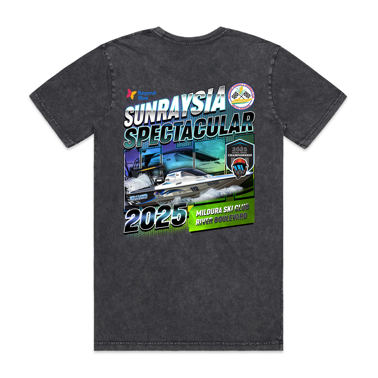 Sunraysia Spectacular 2025 Men's Stone Wash Tee