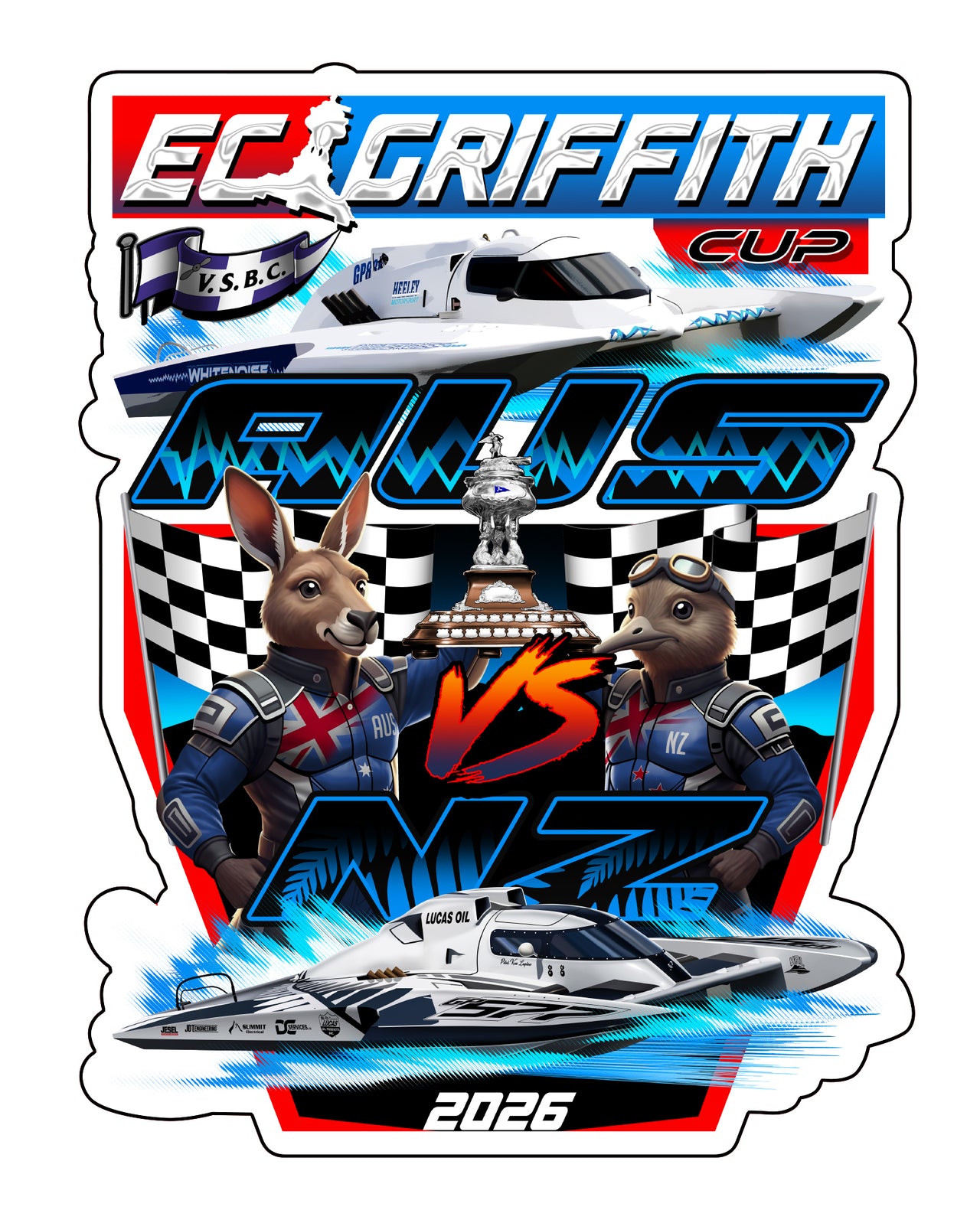 E.C Griffith Cup 2026 Single Sticker