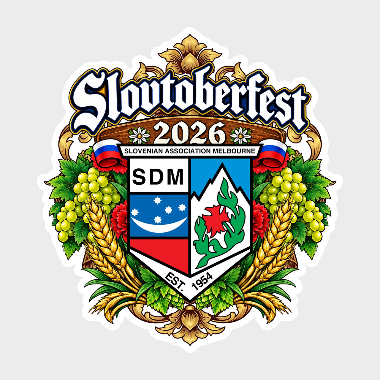 Slovtoberfest 2026 Stickers