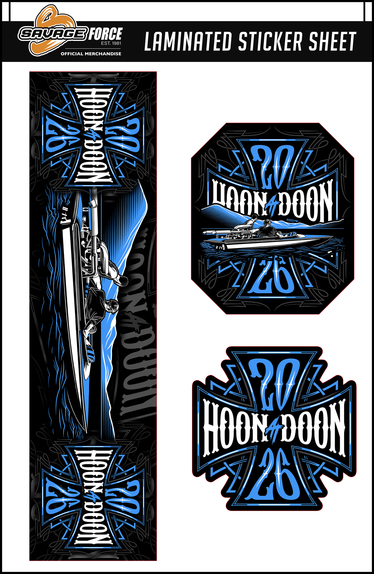 Hoon At Doon 2026 Sticker Sheet