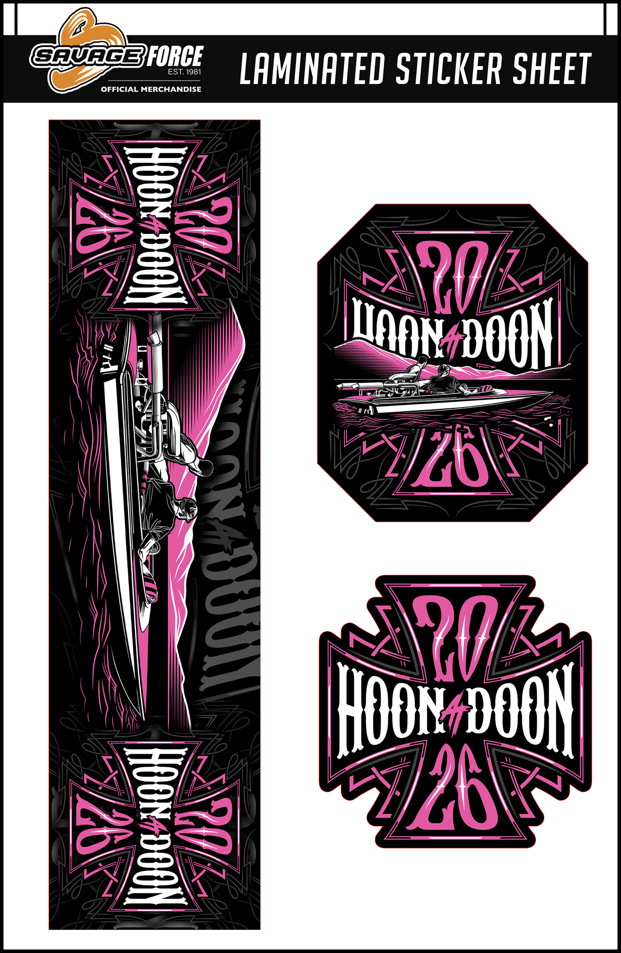 Hoon At Doon 2026 Sticker Sheet