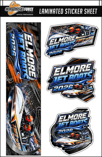 Thumbnail for Elmore Jet Boats 2026 Sticker Sheet