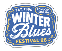 Thumbnail for Echuca Moama Winter Blues 2026 Single Sticker