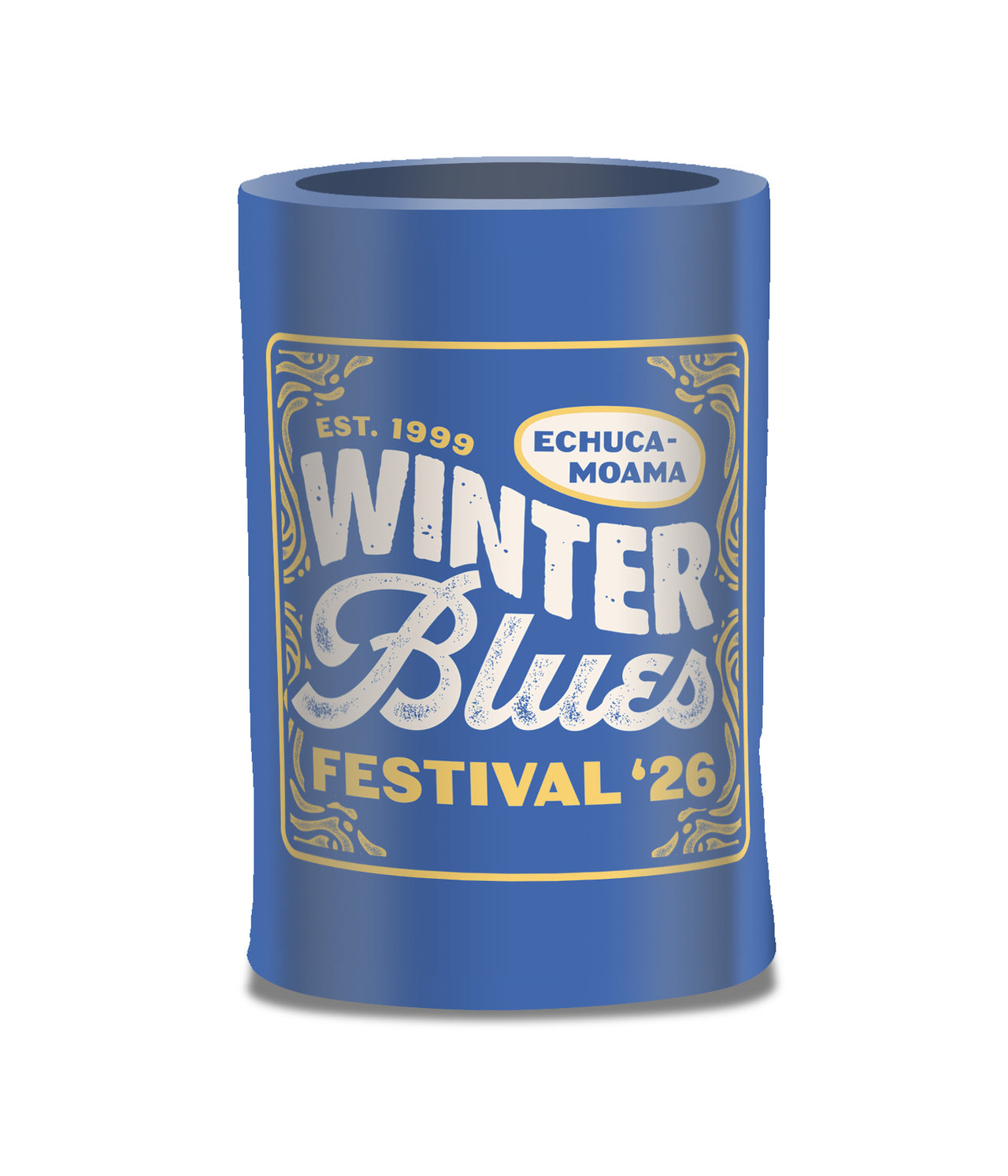 Echuca Moama Winter Blues 2026 Stubbie Holder