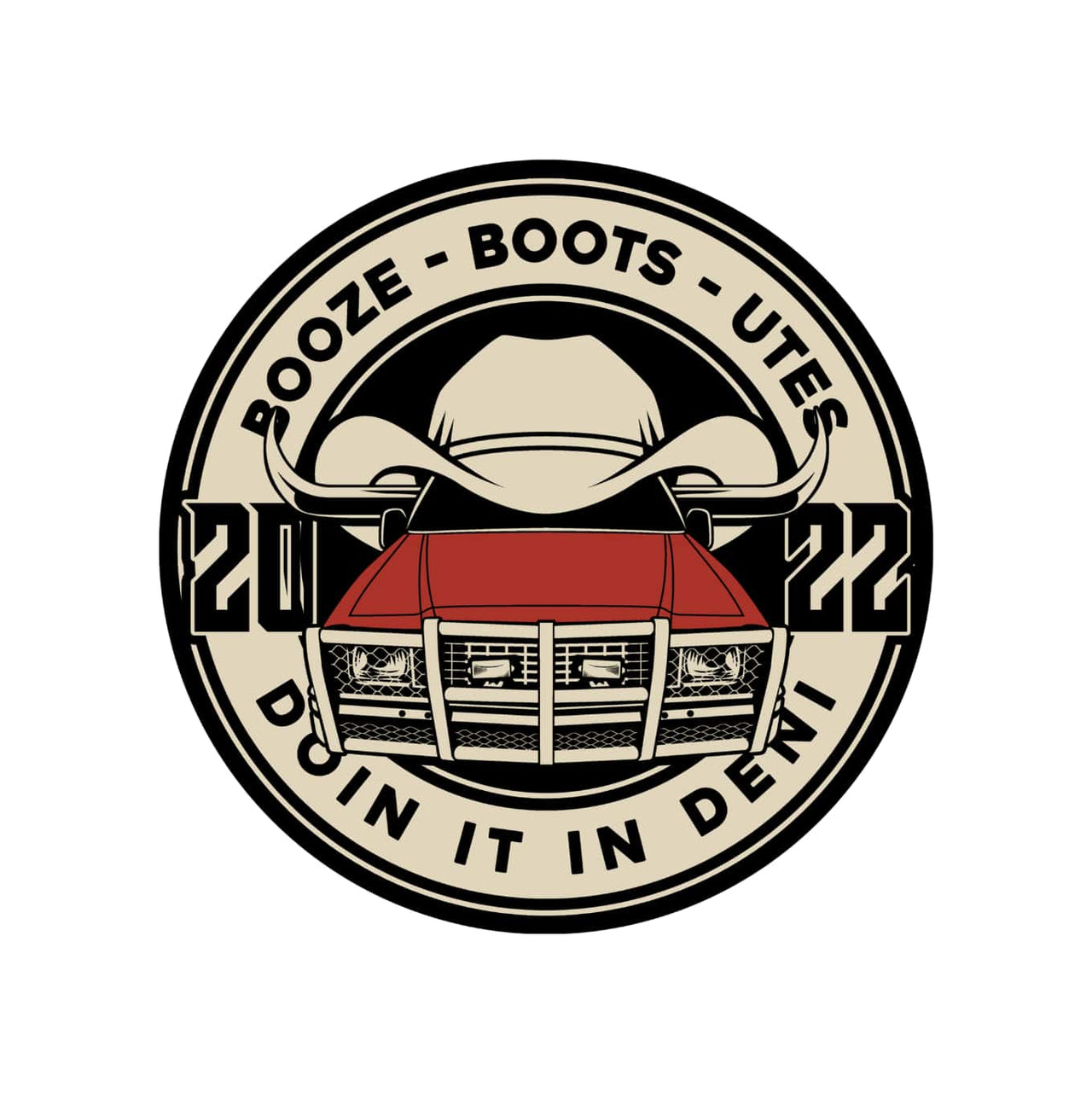 Deni Ute Muster 2022 Sticker