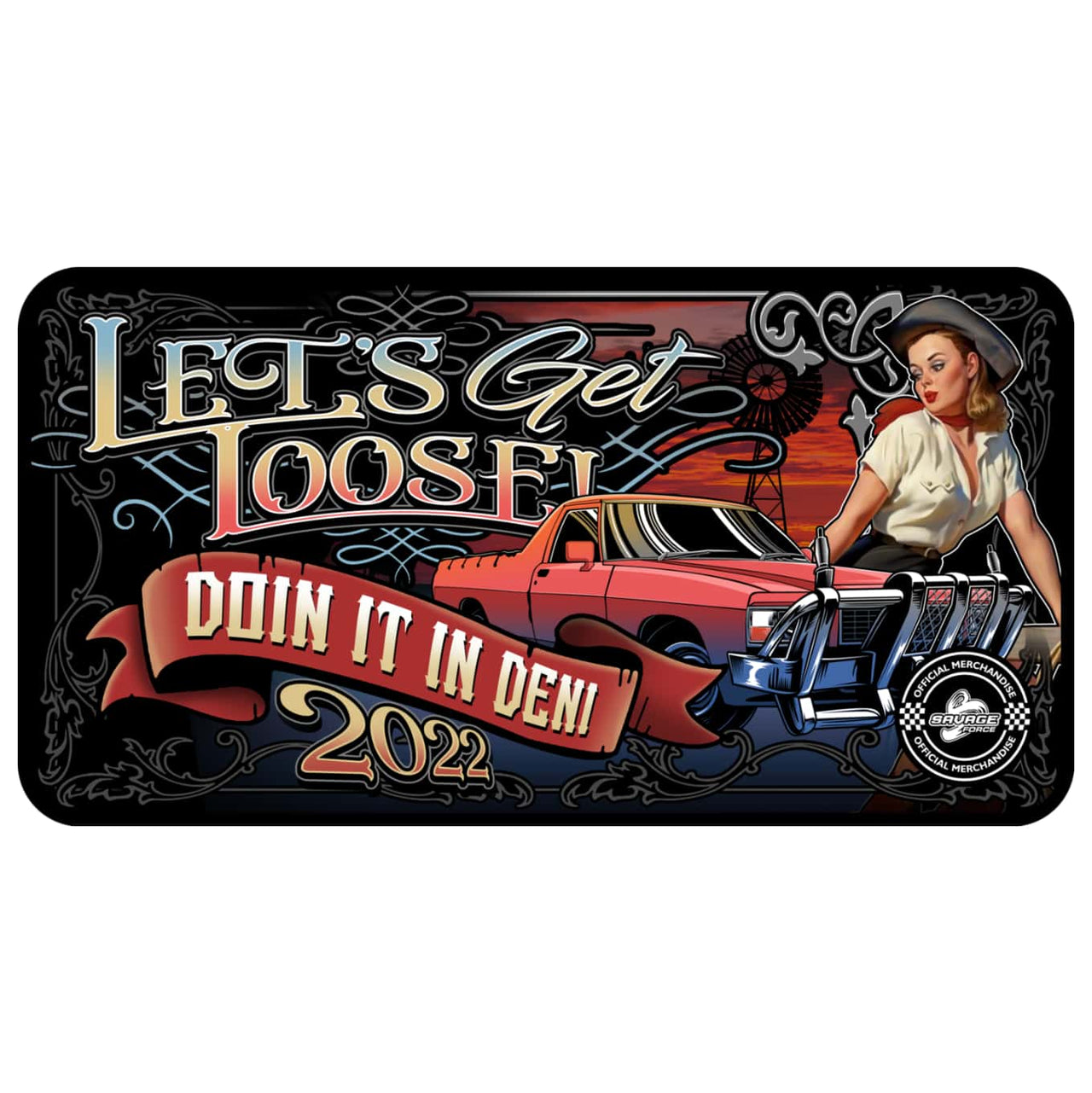 Deni Ute Muster 2022 Sticker