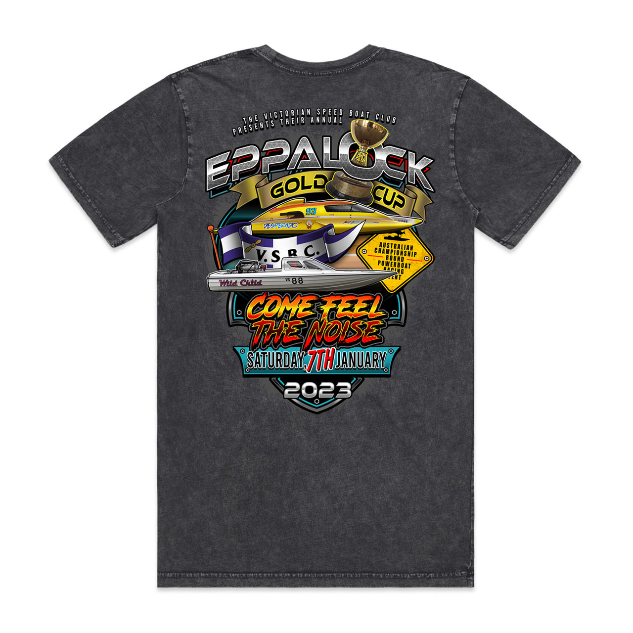 Eppalock Gold Cup 2023 Men's Stone Wash Tee