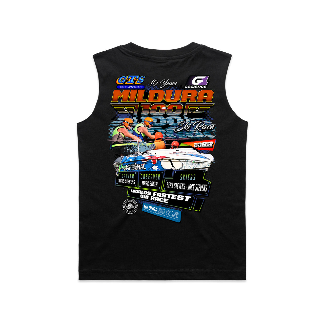 Mildura 2022 Youth/Kids Event Tank