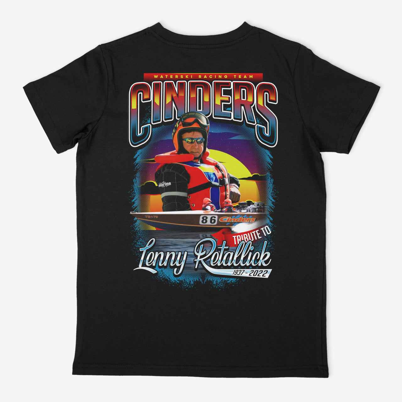 Lenny Retallick Cinders Tribute Youth Tee