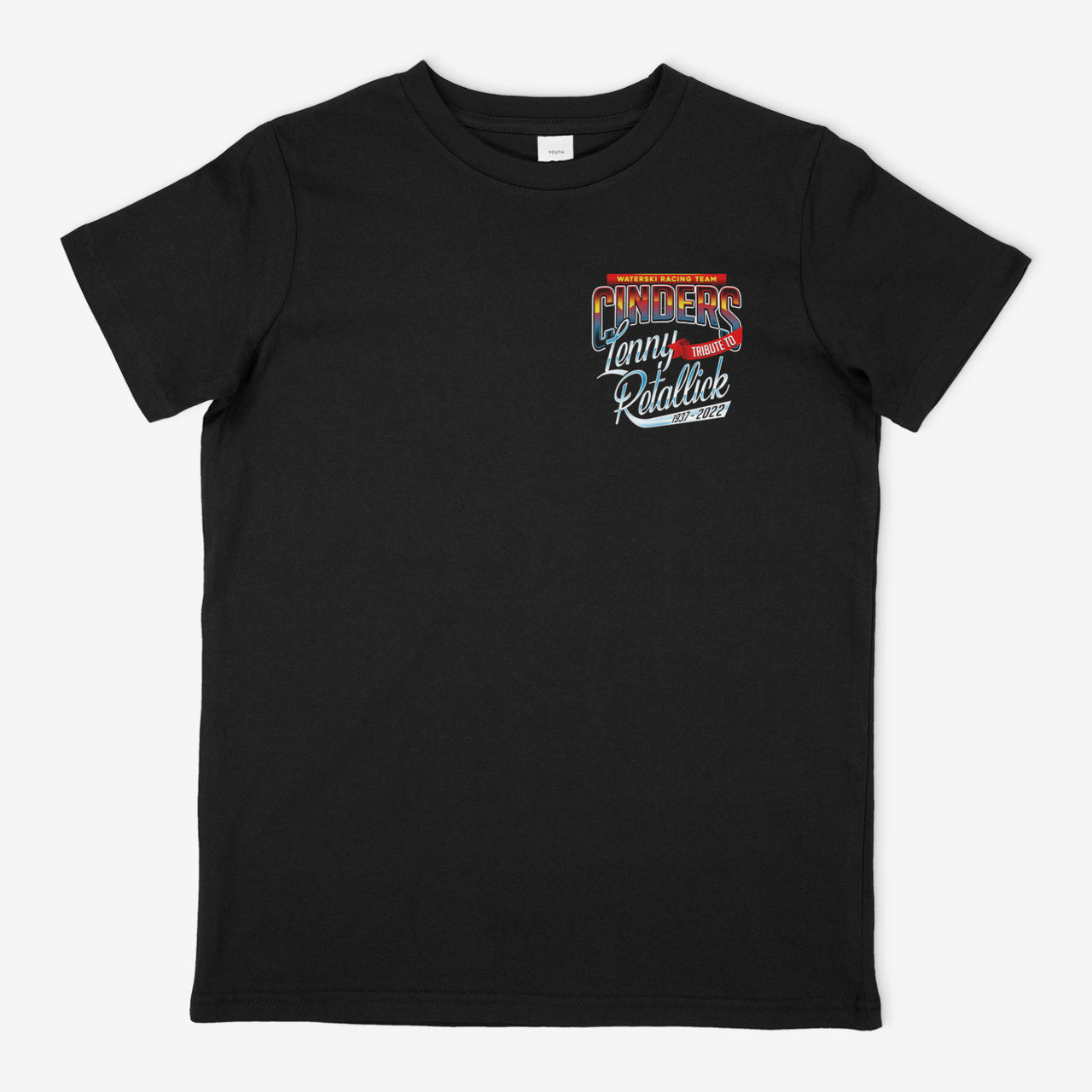 Lenny Retallick Cinders Tribute Youth Tee