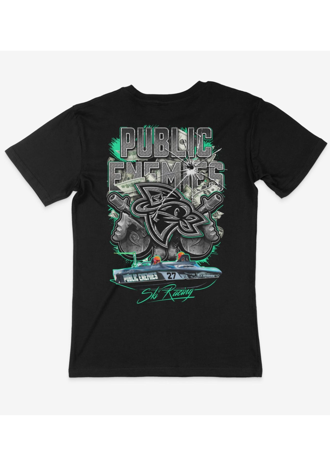 Public Enemies Ski Race Team Tee