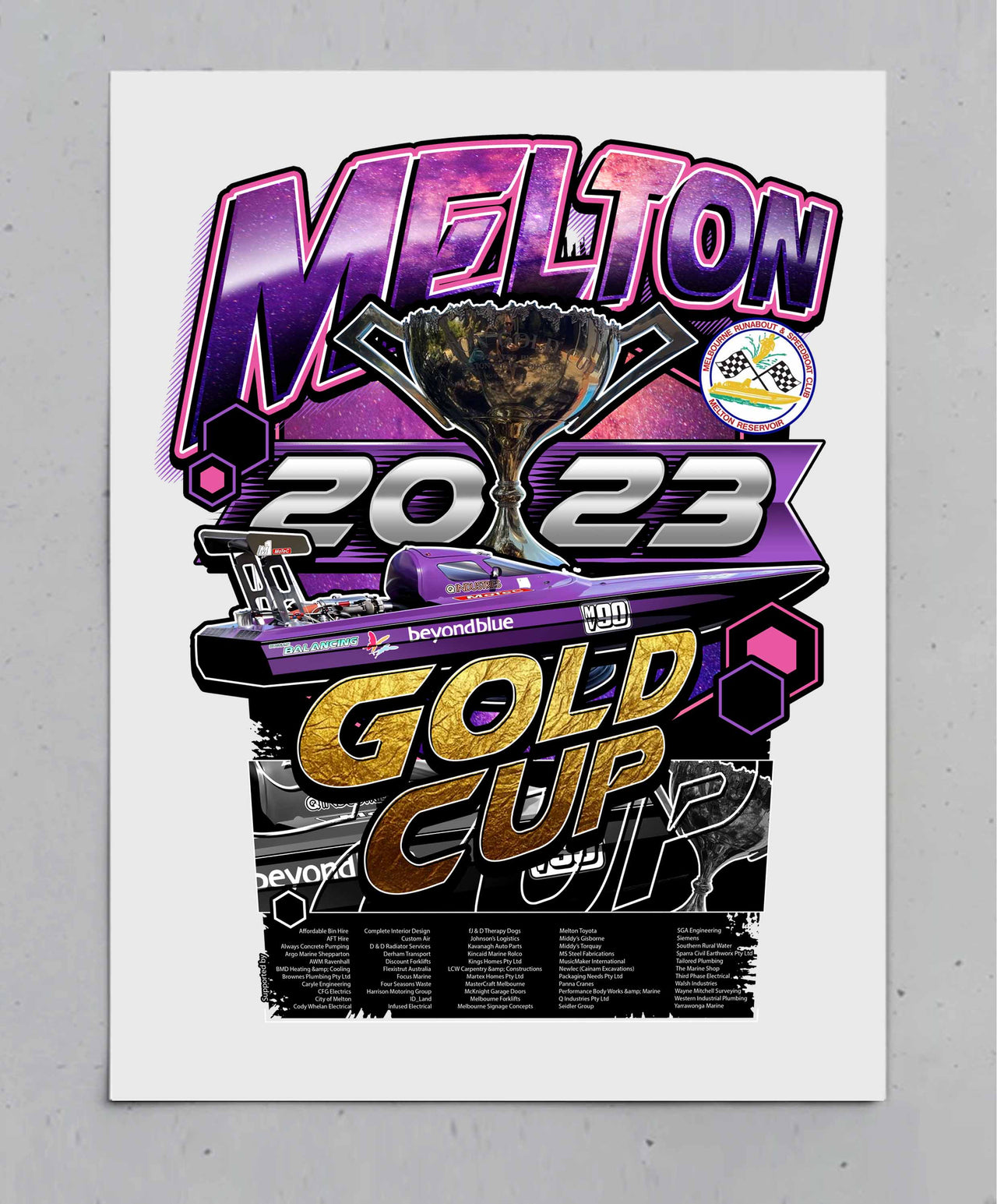 Melton Gold Cup 2023 Poster