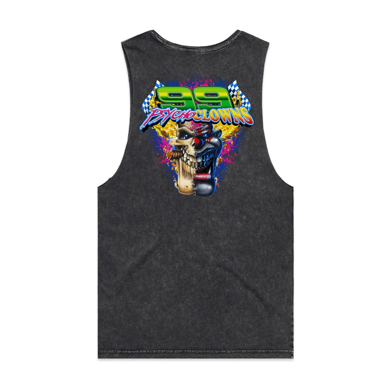 99 Psycho Clowns Stone Wash Men's Tank