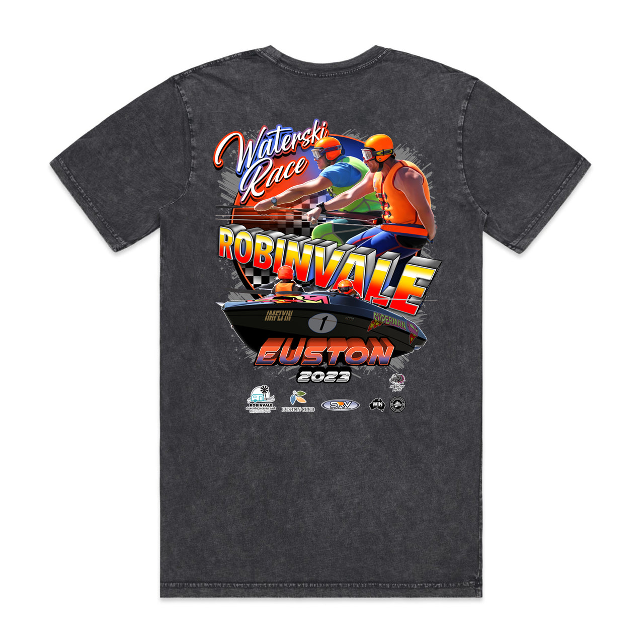 Robinvale 2023 Event Men's Stone Wash Tee