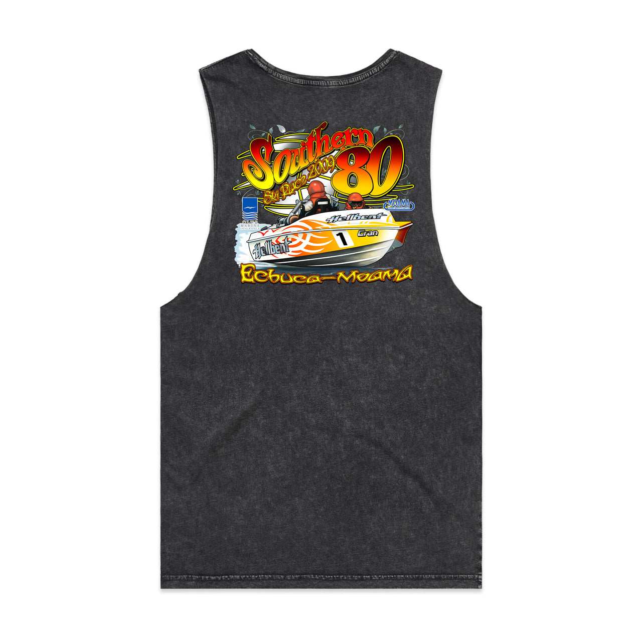 S80 2009 Hellbent Event Men's Stone Wash Tank