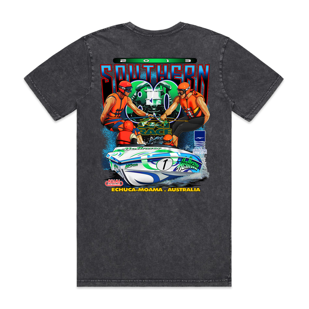 S80 2013 Hellrazor Event Men's Stone Wash Tee
