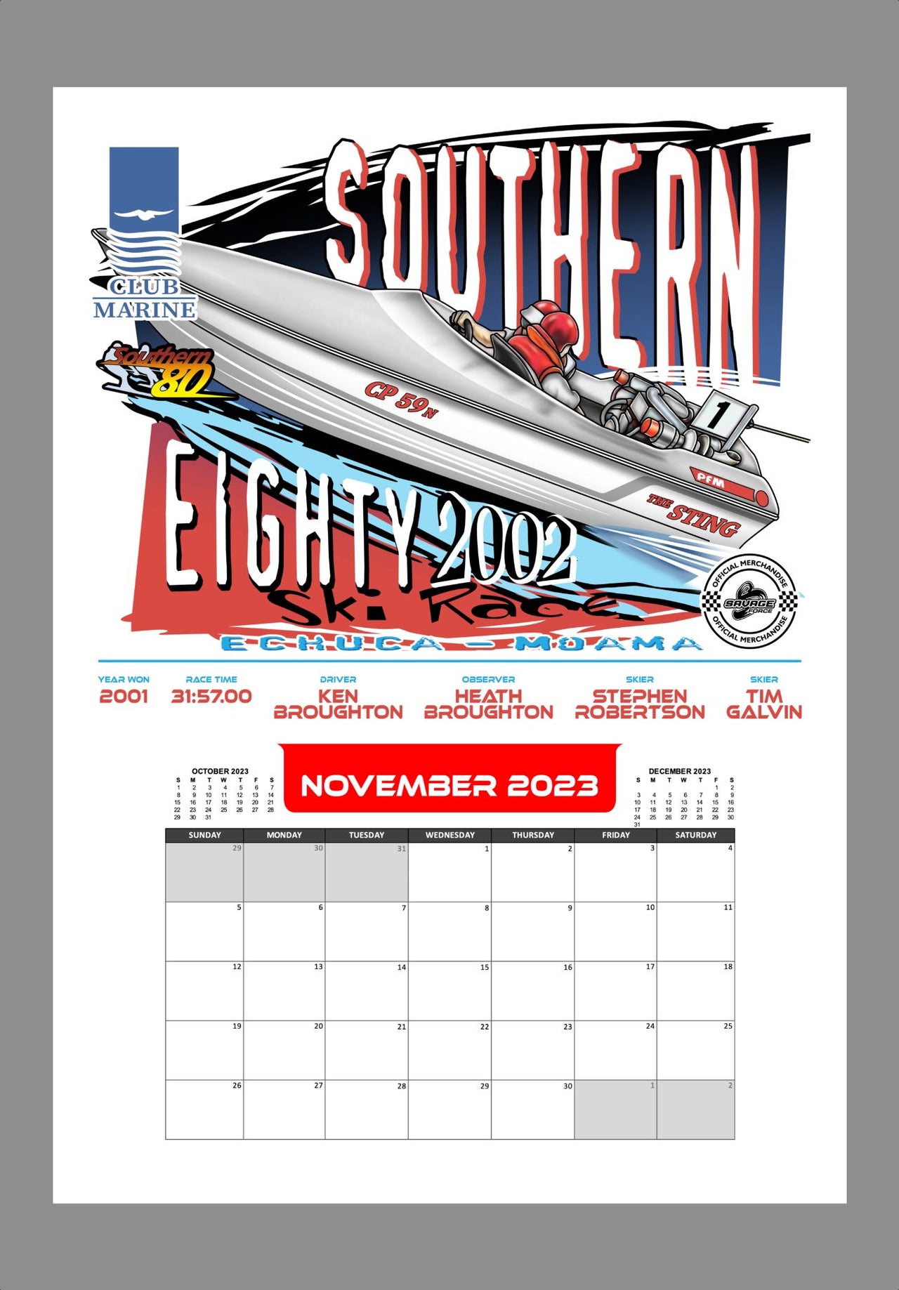 S80 Heritage Calendar 2023-2024