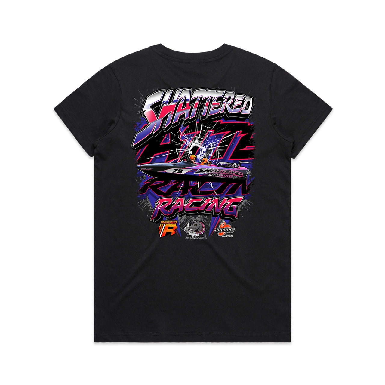 Shattered Racing Team Ladies Tee