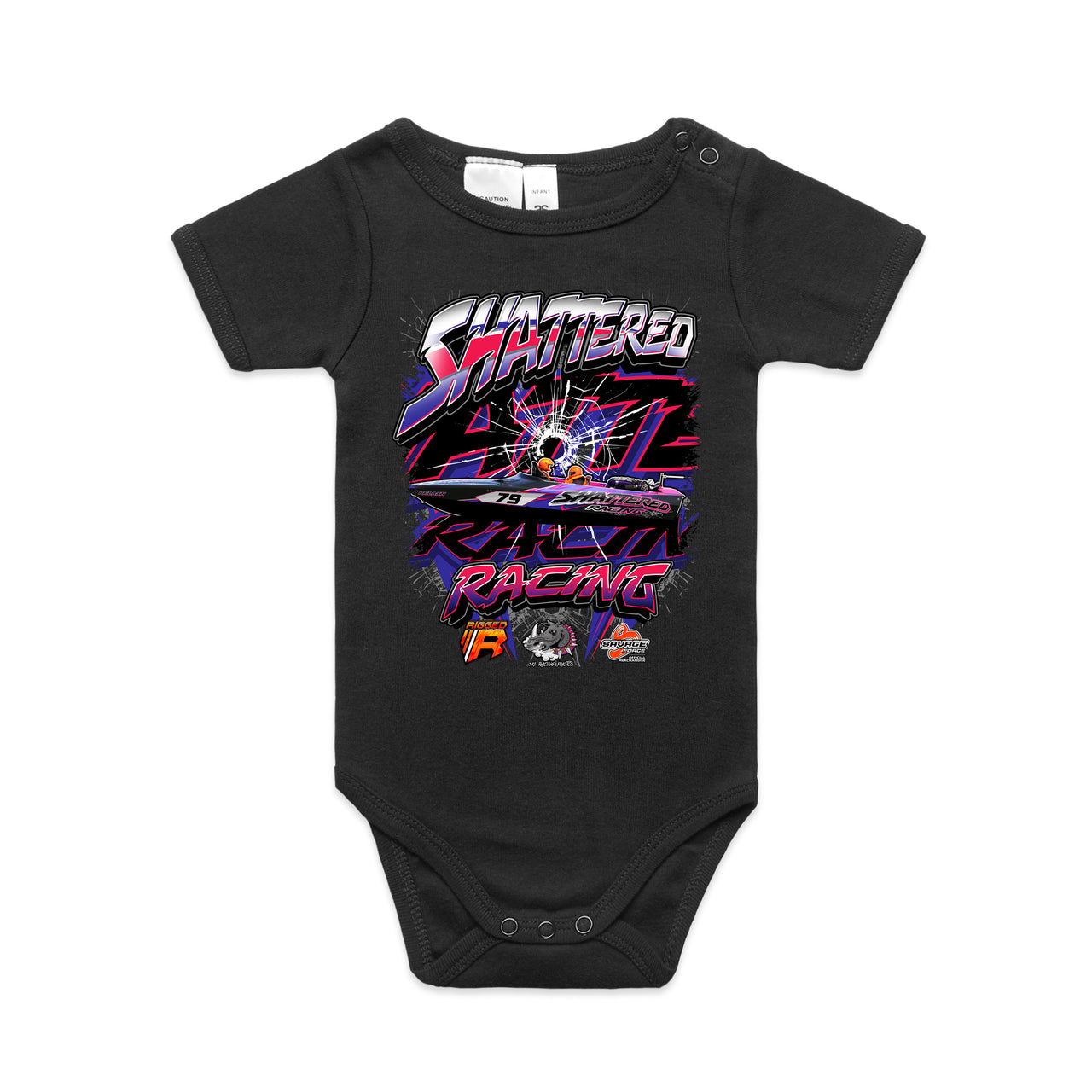Shattered Racing Team Infant One-Piece