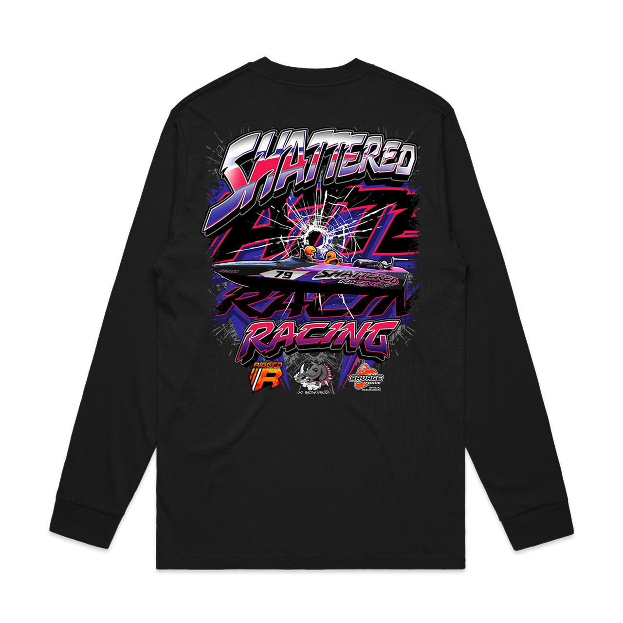 Shattered Racing Team Men's Long Sleeve Tee