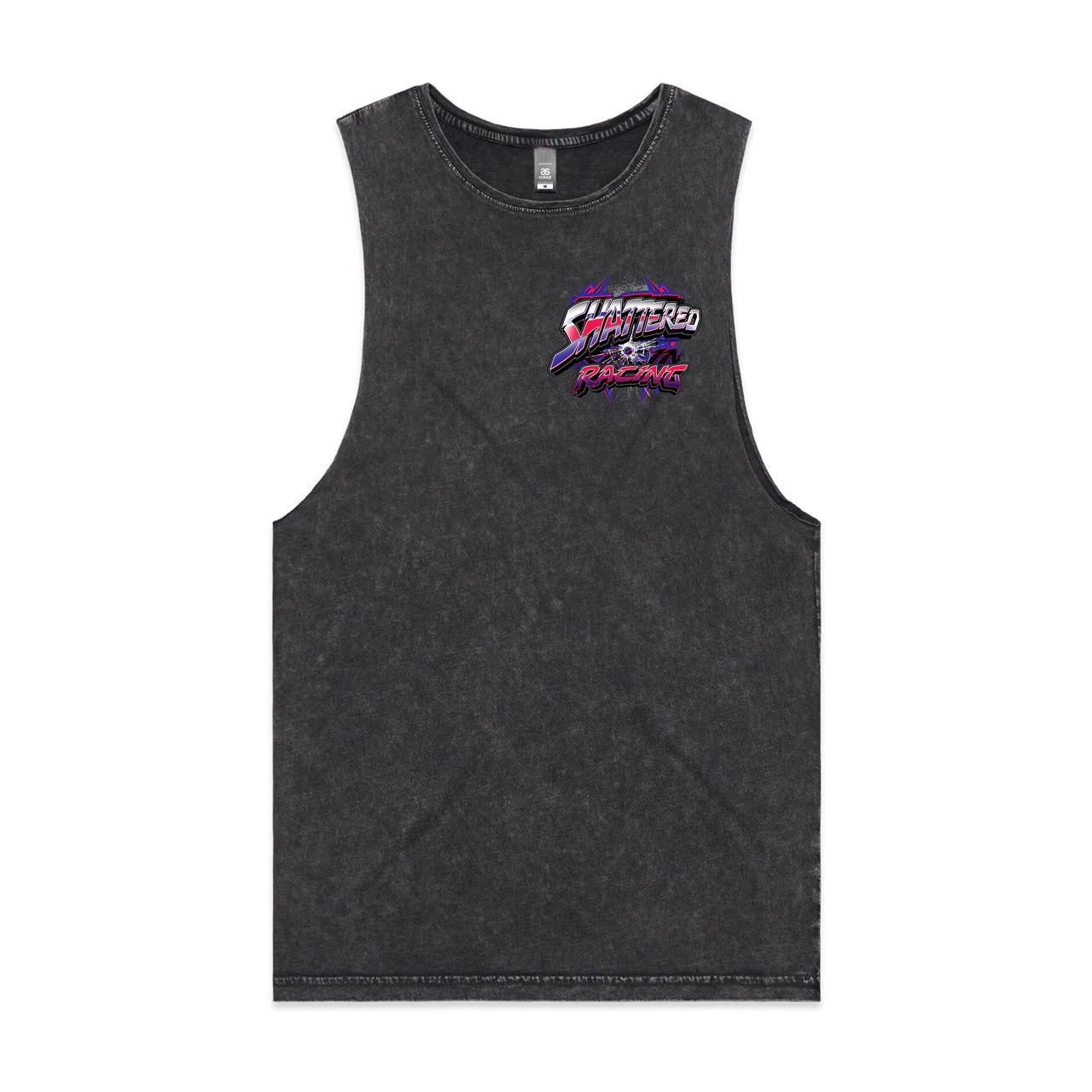 Shattered Race Team Men's Stone Wash Tank