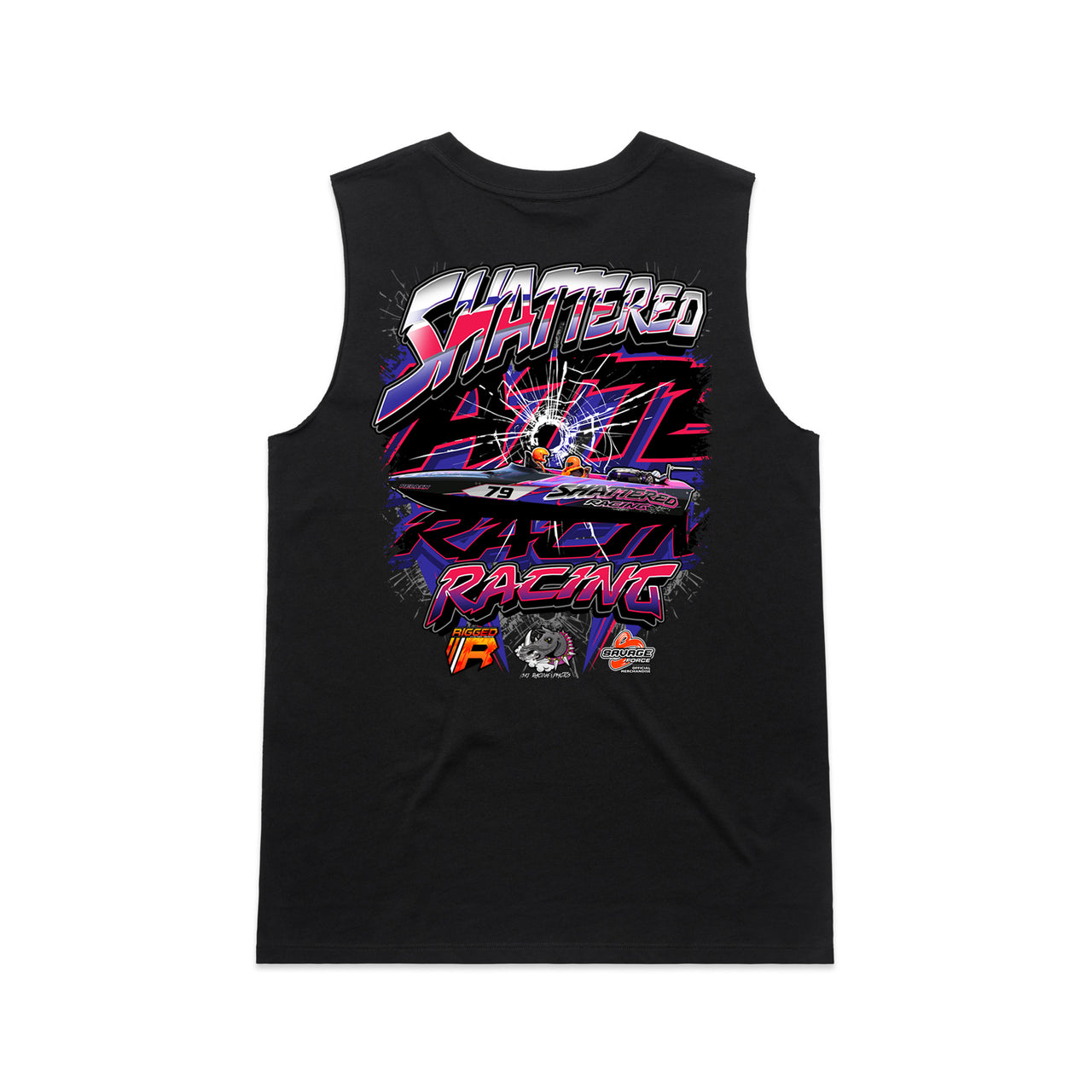 Shattered Racing Team Ladies Tank