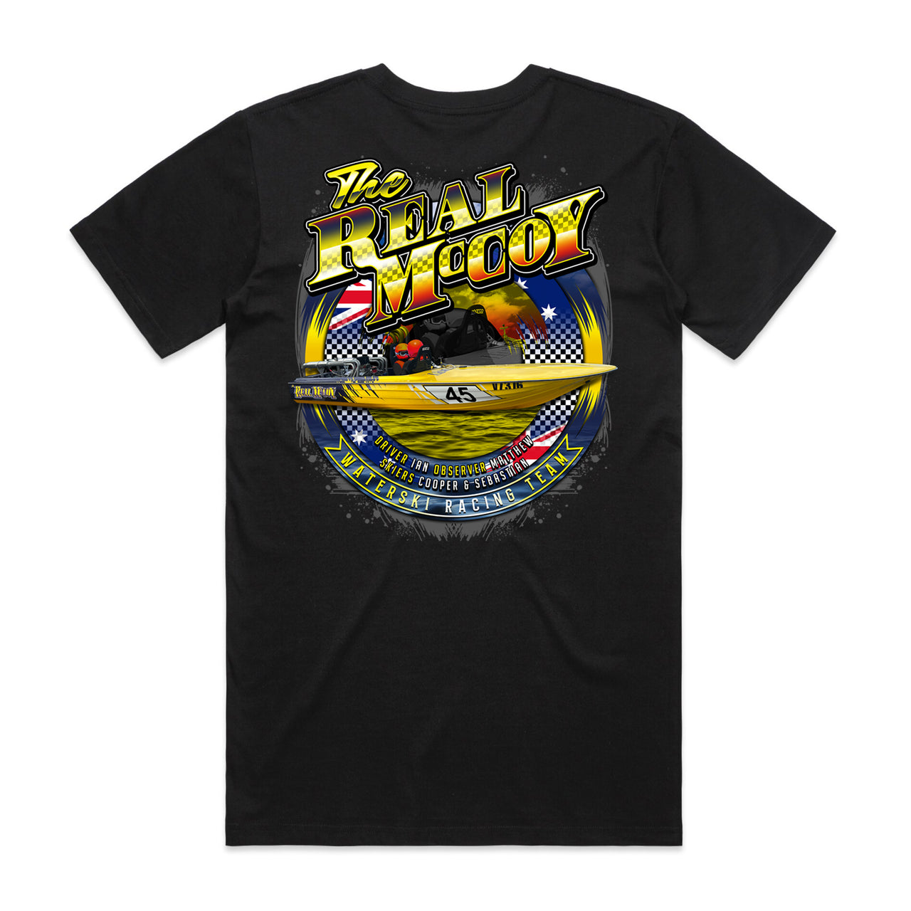 The Real McCoy Ski Race Team Men's Tee