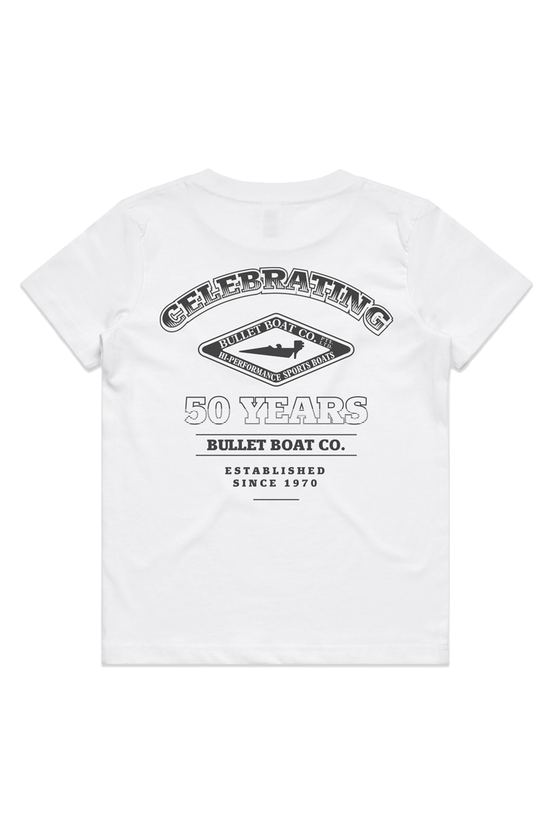Bullet Boats 50th Anniversary Youth Tee